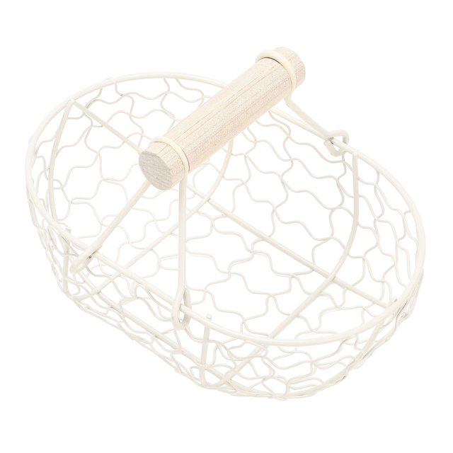Cesta De Pan De Alambre De Metal, Cesta De Pan De Alambre De Acero Inoxidable Fácil De Limpiar Para Granja