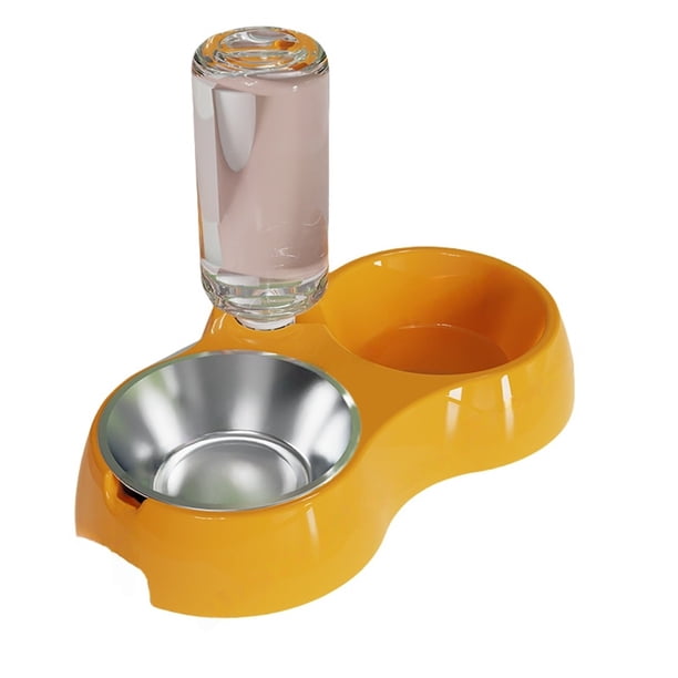 Comederos para gatos y perros Plato multifuncional para comida y agua de mascotas Construcción de plástico duradero para uso en interiores y exteriores Perfecto para gatos y perros