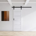 thumbnail image 2 of 30"×84" Wood Sliding Barn Door wit PVC Surface, Ready to Use All Installation ardware Kit Included, 2 of 9