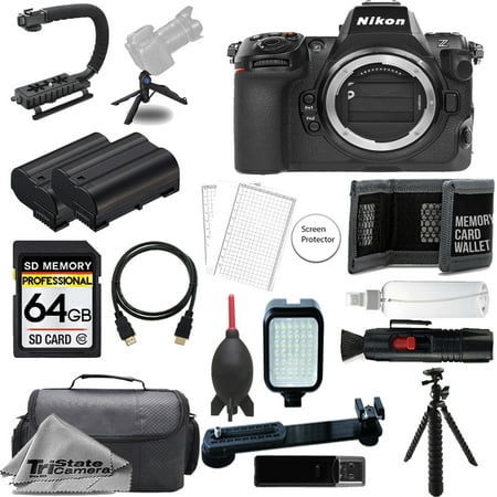 Nikon Z8 Mirrorless Camera (Body) + 64GB + Extra Battery+ LED Flash- ULTIMATE Kit