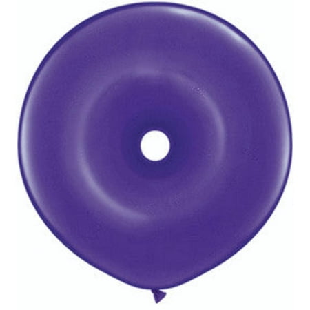 Qualatex Geo Donut Quartz Purple 16 Inch Latex Balloons 25 Count [37696]