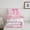 Pink B, variant on Castle Fairy Monogram B Full Comforter Set (3pc): Gradient Glitter Print, Dreamy Princess