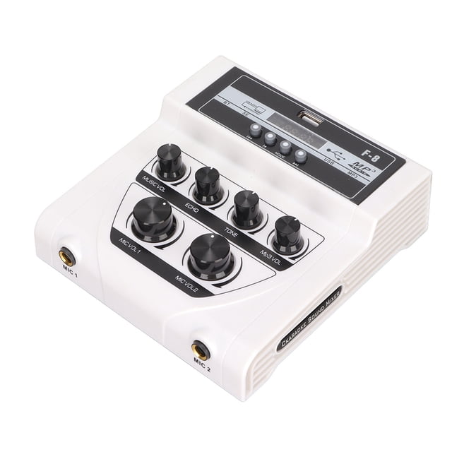 Mezclador de Sonido Portátil ANGGREK Con Función MP3 100-240 V Alimentación Dual