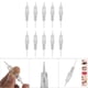 thumbnail image 4 of Agujas Para Tatuaje De Cejas, 1 Unidad/10 Uds., Cartucho Para Tatuaje De Labios Y Cejas, Microaguja Giratoria, Aguja Estéril Desechable Para Tatuaje(10pcs stitch), 4 of 5