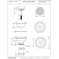 thumbnail image 2 of Westbrass 4-3/8" Push-Pull Style Kitchen Sink Basket Strainer, Powder Coat White, 2 of 4