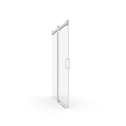 thumbnail image 5 of 56 to 60 in. W x 76 in. H Sliding Frameless Soft-Close Shower Door with Premium 3/8 Inch (10mm) Thick Tampered Glass in Brushed Nickel, 5 of 8