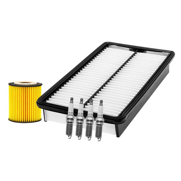 Kit De Bujías Iridio, Filtro De Aire Y Filtro De Aceite 6 PIEZAS Afinación Sin Aceite Compatible con 6 2006 A 2008 Mazda L4 2.3L