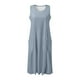 thumbnail image 3 of WILLBEST Vestido Lino Mujer Vestido Playero Informal De Verano De Color Liso Sin Mangas Hasta La Rodilla Con Cuello Redondo Y Bolsillos Para Vacaciones, Viajes Y Uso Diario, 3 of 3