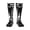 1 Black, variant on Women's Knee High Socks America Thin Blue Line Flag Police Outdoor Casual Tube Socks