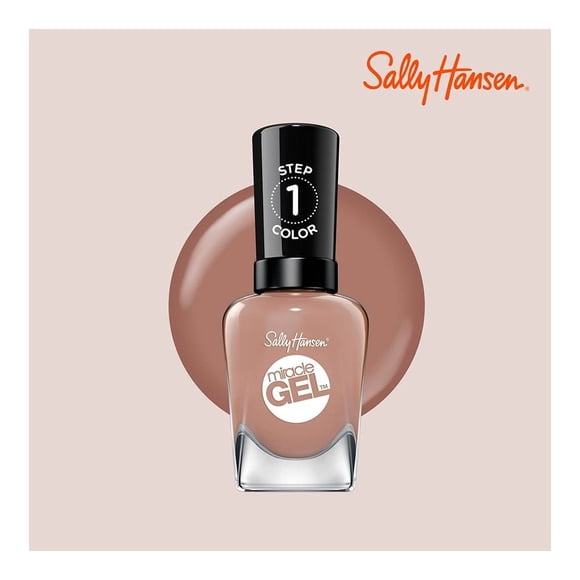 Esmalte de uñas Sally Hansen Miracle gel Mocha Me Crazy 212 café 14.7 ml