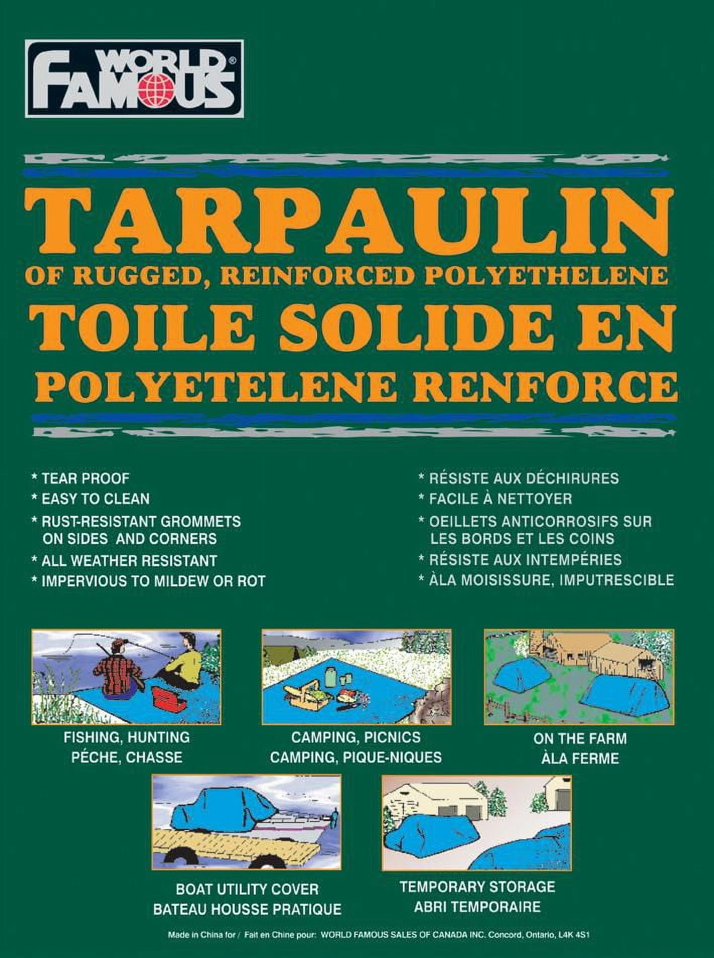 Bâche de Camouflage de World Famous – 10' x 12'