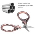 thumbnail image 3 of Stainless Steel Scissors, Portable Sewing Embroidery Thread Tailor Handicraft Scissors with Ergonomic Design, for Home Travel Paper Cloth Nail Cutting, 3 of 7