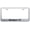 Brushed Chrome, variant on Semper Fi Laser Etched Logo Stainless Steel License Plate Frame (Chrome)