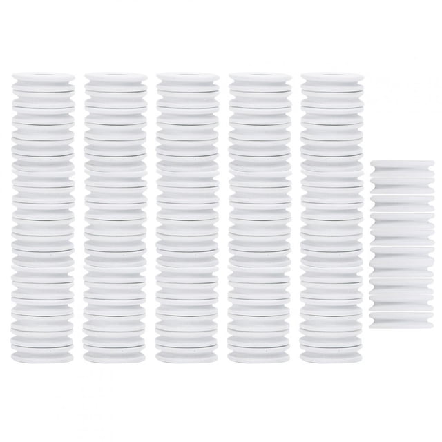 100 piezas de carretes de espuma para pesca, placas de bobinado circulares para sedal de pesca.