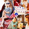 thumbnail image 5 of Patriotic Stickers, 4Th of July Garden Flag, American Flag Stickers, Assorted Stickers, Football Party Supplies, 2 in, 50 Pc, 5 of 7