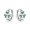 A-SILVER, variant on 925 Sterling Silver Green Love Clover Hoop Earrings for Women Teens Irish Shamrock Huggie Earrings for Summer