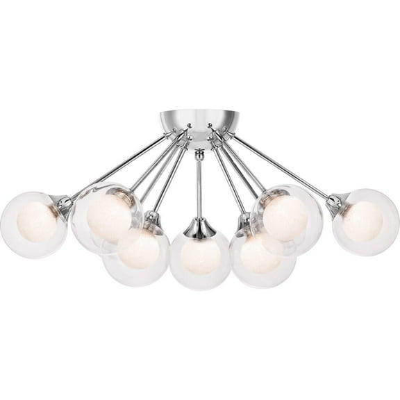 Quoizel Spellbound 9-Light 23" Ceiling Light in Polished Chrome