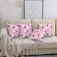 thumbnail image 4 of Halloween Throw Pillow Covers, kawaii_kitten_ghosts_pattern Square Pillow Cases with Invisible Zipper for Halloween Decorations, Farmhouse Halloween Decor 20x20, 4 of 7