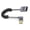 Male to female right, variant on Coiled Video Cable 8K60hz 2.1 48Gbps Video Line with 90 Degree Elbow Plugs Option Easy Installation Thin Spring Line