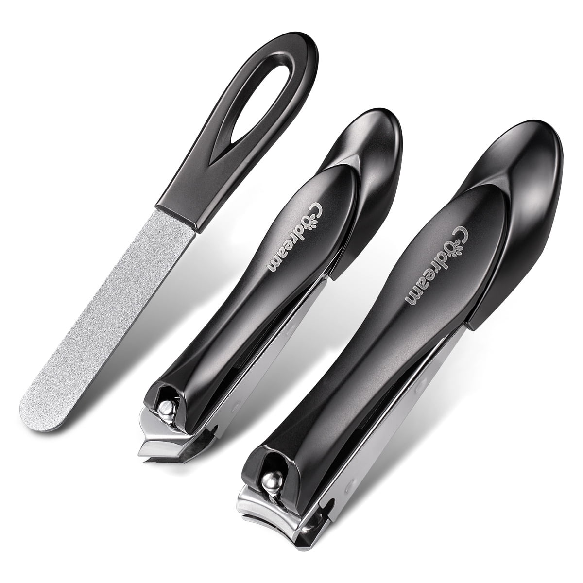 Nail Clippers Set, Professional Versatile Stainless Steel AntiSplash Sharp Fingernail and
