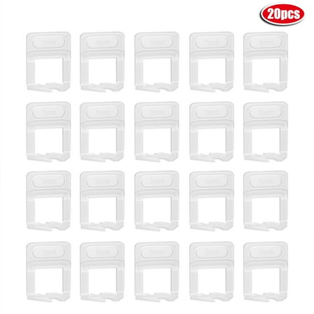 

Tiling Aid Tool Floor Tile Leveler 20pcs 2mm Tile Leveler Base Ceramic Tile Spacer Clips Leveling System