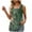 Army Green, variant on Xixinqiwan Women's Sleeveless Tank Tops V Neck Cute Printed Workout T Shirts Casual Loose Tunic Blouse