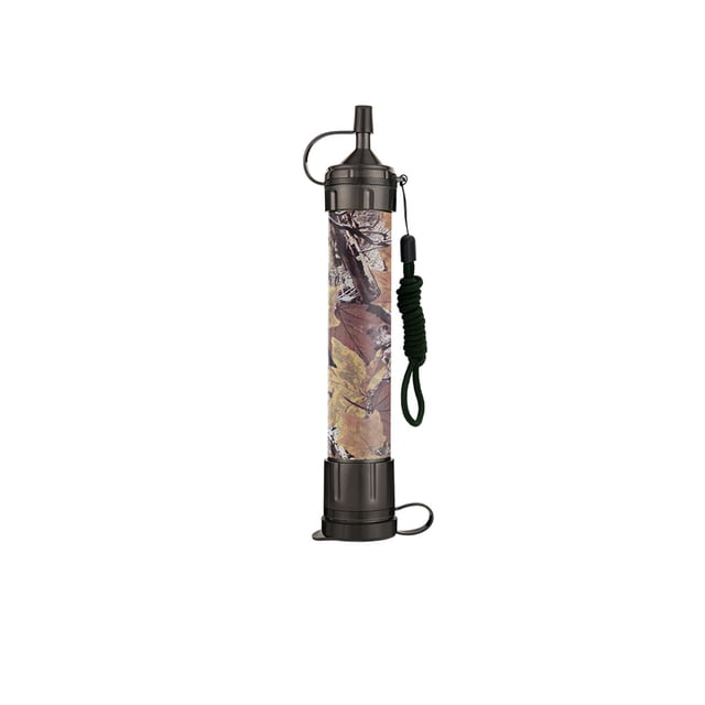 Paille de Purification d'Eau Portable Extérieure Randonnée Alpinisme Camping Survie d'Urgence Paille Pratique Purificateur d'Eau Simple Sédiment Microbien Filtration Physique Purificateur d'Eau
