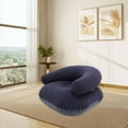 thumbnail image 6 of deevoka Inflatable Lounge Chair Adults Inflatable Lounger for Travel Garden Backyard Blue, 6 of 9