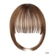 thumbnail image 1 of Peluca con flequillo, extensiones de cabello natural sin marcas y con patillas., 1 of 3