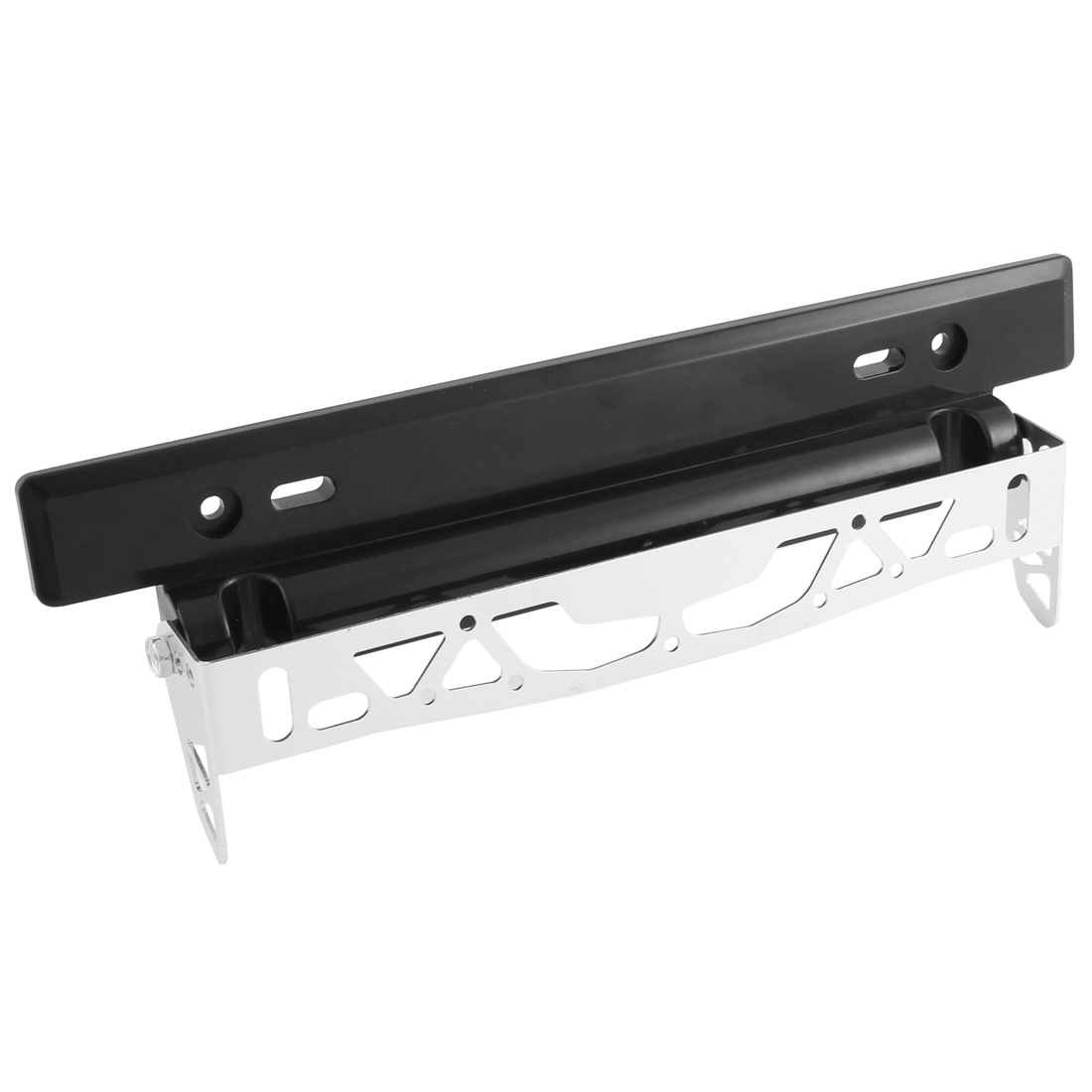 Universal Black Plastic Metal License Plate Frame Bracket Holder for Car Auto