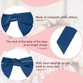 thumbnail image 3 of Satin Ribbon Twist Tie Bows Small Craft Bows for DIY Gift Wrapping Champagne Bottle Wedding Christmas Birthday Decor Navy Blue, 3 of 7