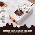 thumbnail image 6 of VEVOR Chocolate Tempering Machine - 9 Lbs, 2 Tanks, 800W Stainless Steel Electric Commercial Food Warmer with Temperature Control, 6 of 12