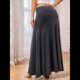 thumbnail image 5 of Faldas Casuales de Media Pierna para Mujer, Elásticas, Ultrasuaves, Holgadas, de Talle Alto y para Estar en Casa. Gris Oscuro M, 5 of 7