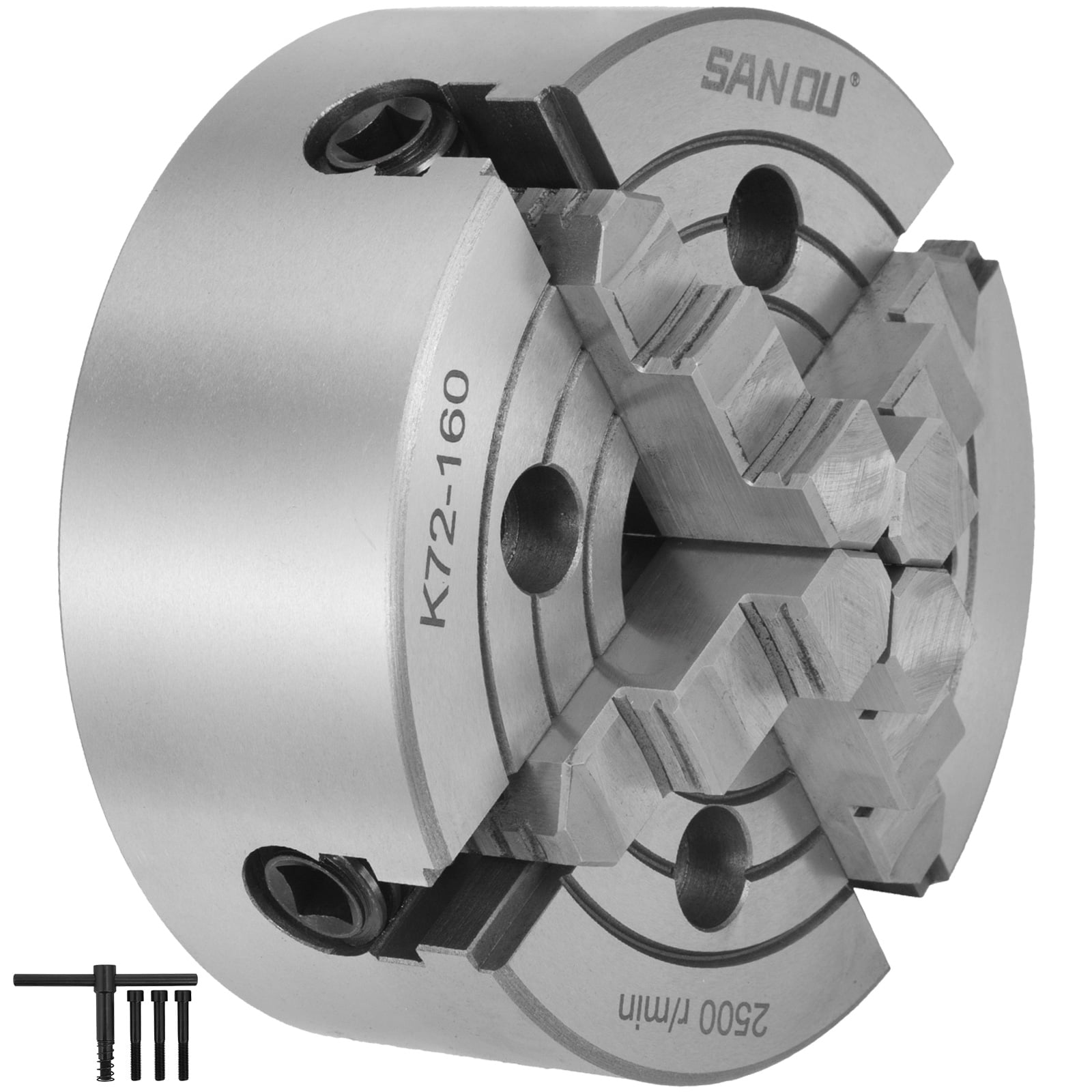VEVOR K72160 Lathe Chuck 6 inch 4Jaw,Lathe Chuck Independent