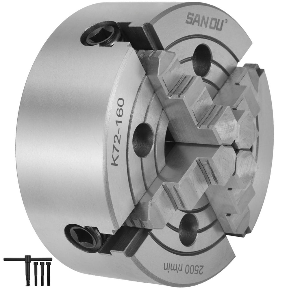 VEVOR K72160 Lathe Chuck 6 inch 4Jaw,Lathe Chuck Independent
