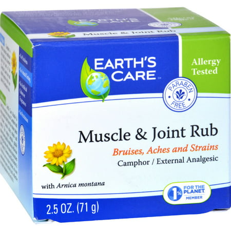 Earths Care Muscle and Joint Rub - 2.5 oz
