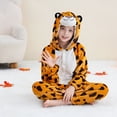 thumbnail image 6 of TFEOQRY Baby Cute Animal Shaped Rompers Long Sleeve Hooded Jumpsuit Cute Flannel Clothes Rompers Orange, 6 of 9