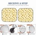 thumbnail image 6 of Fotbe Sunflowers Bee 2-Piece Car Windshield Sun Shade | Sun Blocker for Car Windshield | Foldable Automotive Interior Accessories for Sun Protection-Large, 6 of 7