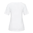 thumbnail image 5 of Swanpen Women's V Neck T Shirts Summer Short Sleeve Spring Going Out Tops Casual Loose Fit Basic Tees Beach Clothes, 5 of 5