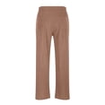 thumbnail image 4 of Pantalones largos para hombre, de color liso, con cordón, informales, de moda, largos, para hombre, 4 of 5