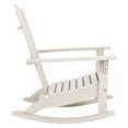 thumbnail image 6 of SAFAVIEH Outdoor Collection Brizio Adirondack Rocking Chair White, 6 of 7
