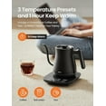 thumbnail image 3 of Gooseneck Electric Kettle with Temperature Control, 3 Presets, 1500W Quick Heating for Coffee & Tea, 3 of 7