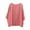 Pink, variant on Cotton Linen Shirts for Women 3/4 Batwing Sleeve Round Neck Cape Blouse Casual Tunic Tops Shirts