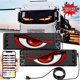 thumbnail image 3 of unique 2PCS Windshield Devil'S Eyes Bliking Flashing LED Eyes on the Windshield Truck Window LED Screen for Car, 3 of 4