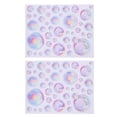 thumbnail image 1 of 1 juego de pegatinas de pared de burbujas, calcomanía de pared, calcomanías de burbujas extraíbles, arte de pared para dormitorio, 1 of 7