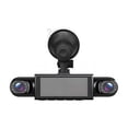 thumbnail image 2 of Quad Channel Dash Cam, Four Lens Car Recorder With Parking Viewing Panel and Backup Recorder, for Driving Evidence and Vehicle Security, Black, 2 of 6