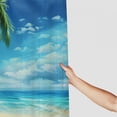 thumbnail image 3 of Orinice Palm Tree Bathroom Decor Set - Colorful Luxurious Polyester Shower Curtain Set with Hooks, 100% Waterproof, Easy to Install and Maintain 69x72, 3 of 7