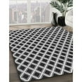 thumbnail image 2 of Ahgly Company Indoor Square Patterned Midnight Gray Area Rugs, 5' Square, 2 of 6