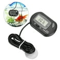 thumbnail image 4 of Termómetro digital para acuario con sensor LCD, controlador y cable, accesorios para pecera, color negro, 4 of 11