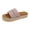Pink, variant on Womens Studded Espadrilles Platform Slip on Slides Sandals Beach Summer Fashion Casual Flatform Dress Slippers for Vacation Walking Black Size 6